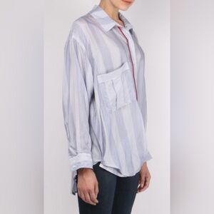 Smythe Twoforone Boyfriend Shirt size Small‎